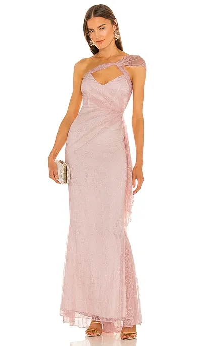 Michael Costello X Revolve Landon Gown In Pink