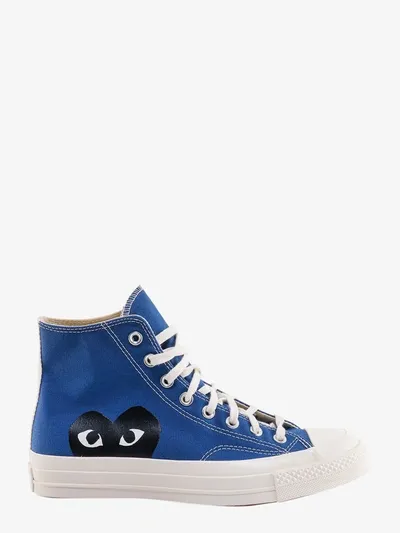 Comme Des Garçons Play Sneakers In Blue