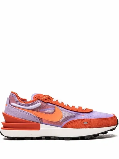 Nike Waffle One "active Fuchsia" Sneakers In Team Orange,purple Pulse,active Fuchsia,hyper Crimson