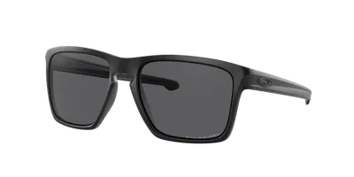 Oakley Men's Polarized Sunglasses, Oo9341 Sliver Xl In Grey Polarized