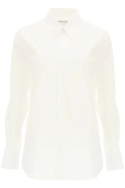 Bottega Veneta Poplin Shirt With Pintucks