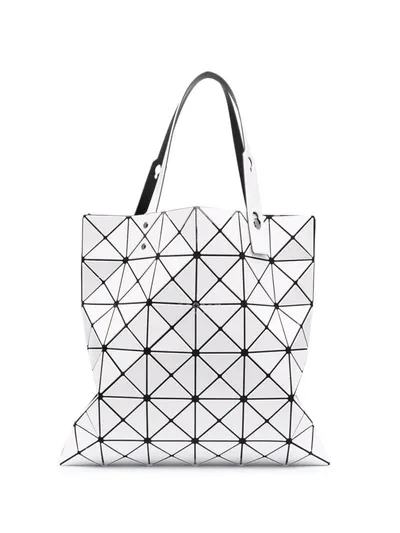 Bao Bao Issey Miyake Lucent Matter Geometric Tote Bag In White