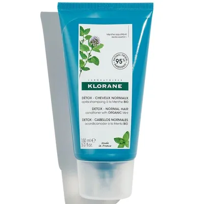 Klorane Detox Conditioner With Aquatic Mint For Pollution-exposed Hair 150ml