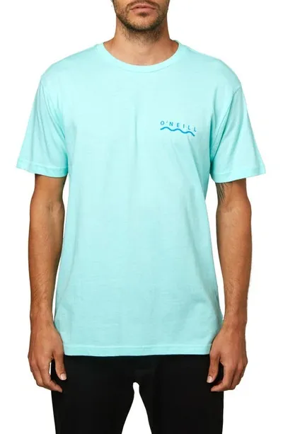 O'neill Spotless Logo Graphic Tee In Mint