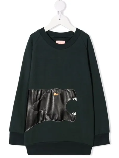 Wauw Capow By Bangbang Blaise Cotton Sweatshirt In 绿色