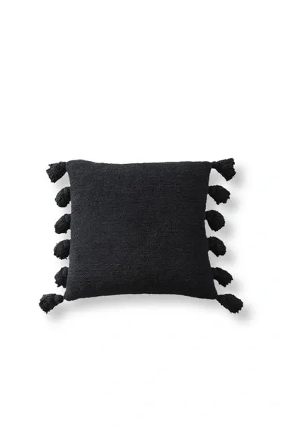 Sunday Citizen Pom Pom Accent Pillow In Black