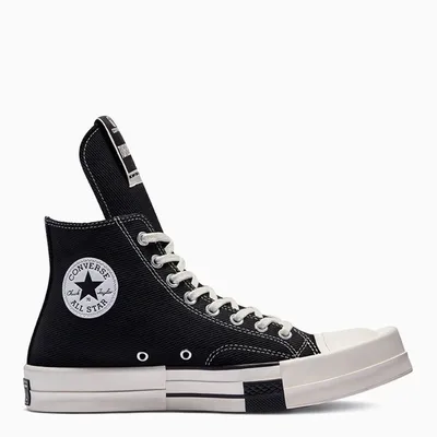 Converse X Drkshdw Black/white Converse Turbodrk Hi Sneakers