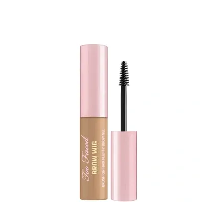 Too Faced Brow Wig Brush On Hair Fluffy Brow Gel - Natural Blonde