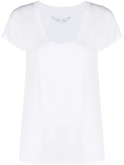 Zadig & Voltaire Tiny Logo-print T-shirt In White