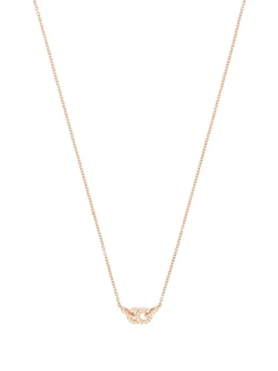 Courbet 18kt Recycled Rose Gold Celeste Laboratory-grown Diamond Small Pendant Necklace In Rosa