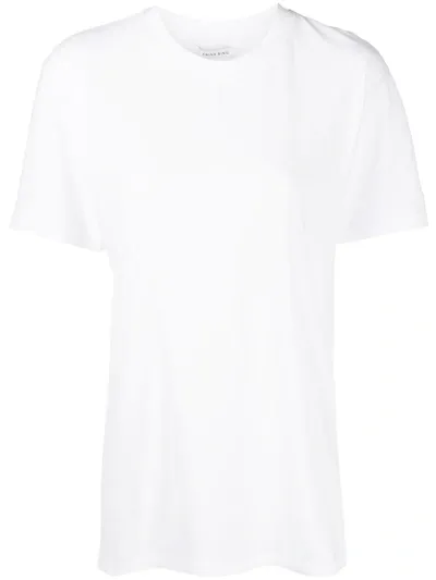 Anine Bing Lili Organic Cotton T-shirt In White