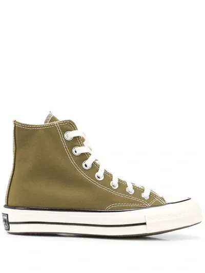 Converse Khaki Chuck 70 High-top Sneakers In Utility/egret/black