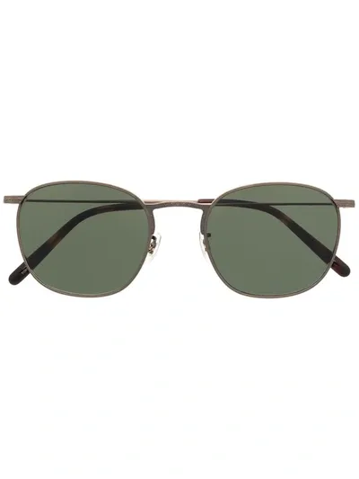 Oliver Peoples Ov1285st Goldsen Rectangle-frame Titanium Sunglasses In G-15