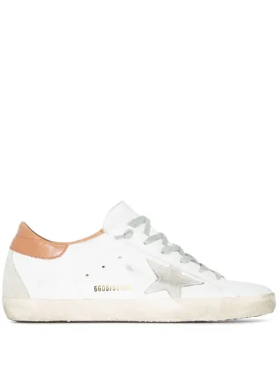 Golden Goose Super-star Low-top Sneakers In White