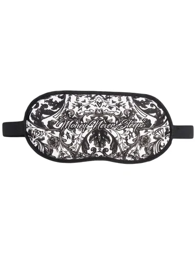 Philipp Plein New Baroque Sleep Mask In 黑色