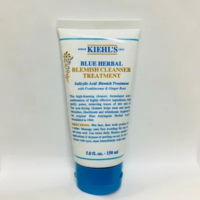 Kiehl's Since 1851 Kiehl's Blue Herbal Blemish Cleanser Treatment 150ml, Kits, Purify