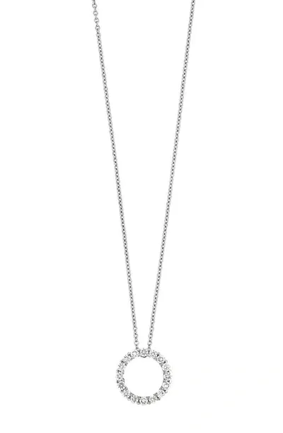 Bony Levy Liora Diamond Circle Pendant Necklace In 18k White Gold