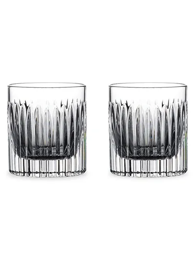 Waterford Lismore Connoisseur 2-piece Aras Straight Tumbler Set In Clear