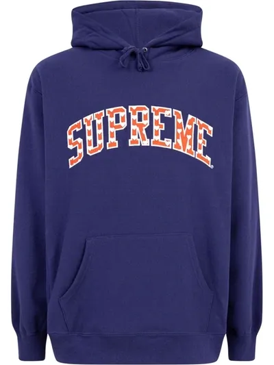 Supreme Hearts Arc Hoodie In Blue