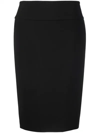 Peserico High-waisted Pencil Skirt In Schwarz