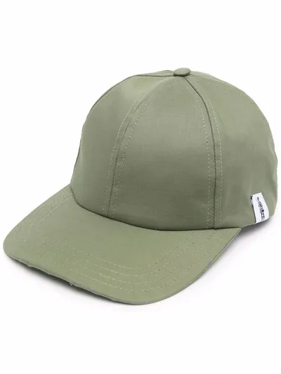 Mackintosh Raintec Cotton Cap In 绿色