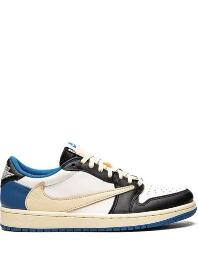 Jordan X Fragment X Travis Scott 1 Low In White