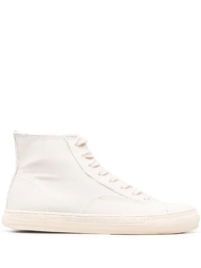 Miharayasuhiro General Scale High-top Sneakers In Nude