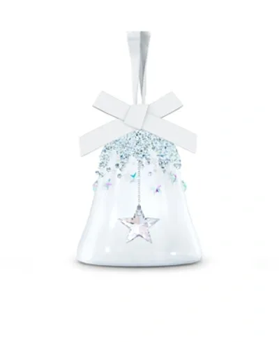 Swarovski Crystal Bell Star Ornament In White