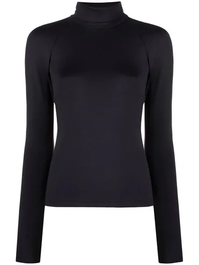 Ambush Black Open Back Turtleneck