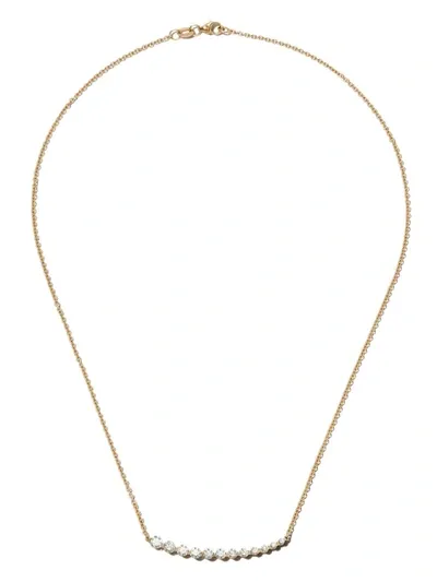 Anita Ko 18k Yellow Gold Graduated Diamond Necklace