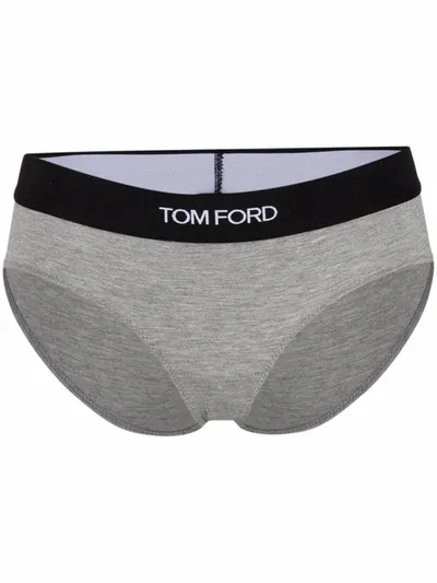 Tom Ford Signature Boy Short In Grey