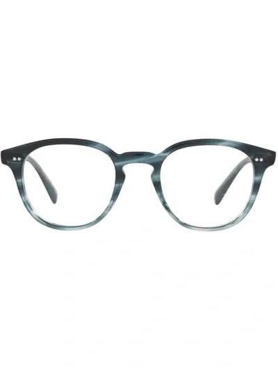 Oliver Peoples Desmon Round Glasses In Green