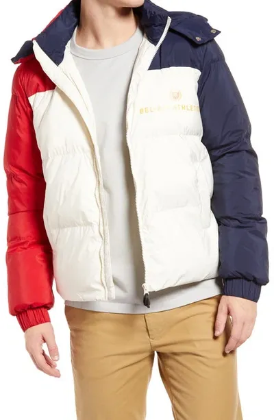 Bel-air Athletics Bel Air Athletics Puffer Jacket In White