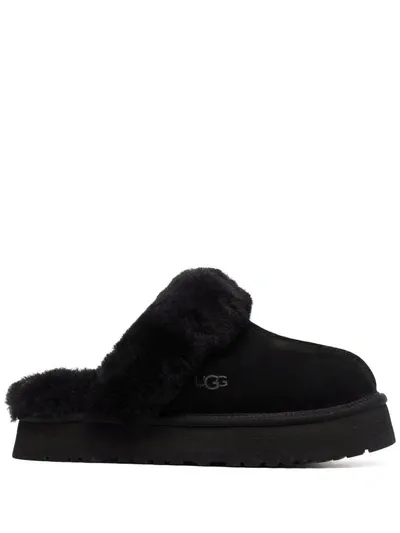 Ugg Shearling-lined Slippers In Black