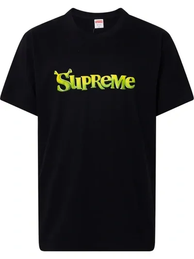 Supreme X Shrek T-shirt In Schwarz