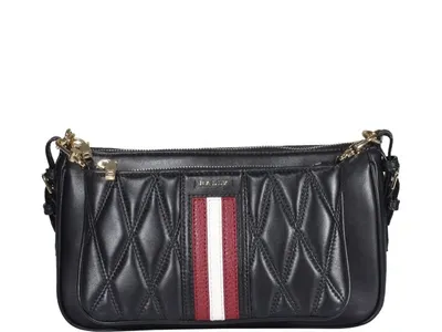 Bally Deenah Leather Mini Bag In Black