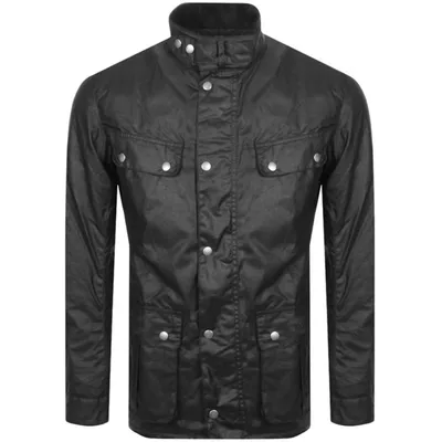 Barbour International Duke Wax Jacket Black