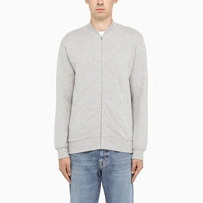 Comme Des Garçons Shirt Grey Kaws Zipped Sweatshirt