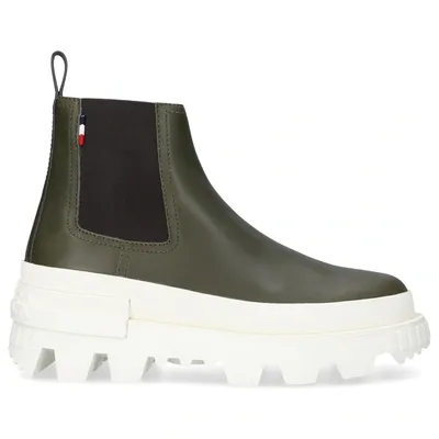 Moncler Chelsea Boots Lir In Green