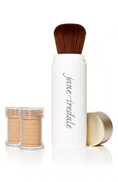 Jane Iredale Amazing Base® Loose Mineral Powder Spf 20 Refillable Brush In Suntan