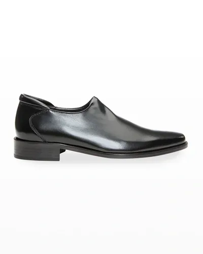 Donald J Pliner Men's Rex Leather Slip-ons In Black