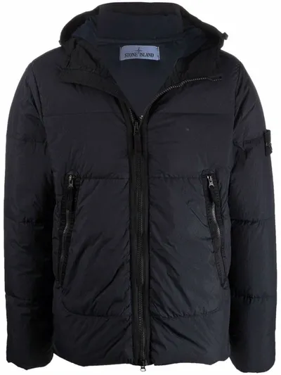 Stone Island Blue Down Jacket