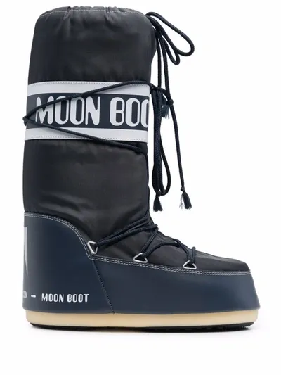 Moon Boot Icon Snow Boots In Denim