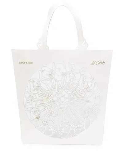 Taschen Ai Weiwei. The China Bag ‘cats And Dogs' In White