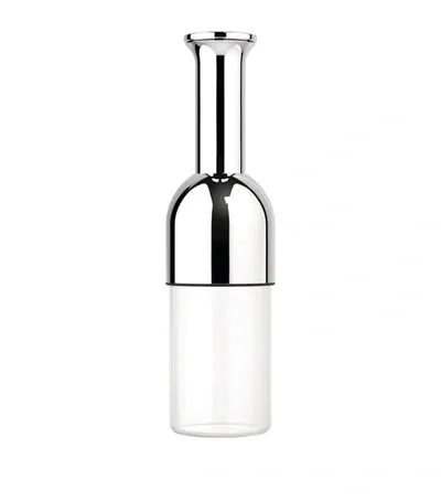 Eto Stainless Steel Wine Decanter In Stainless: Mirror Finish