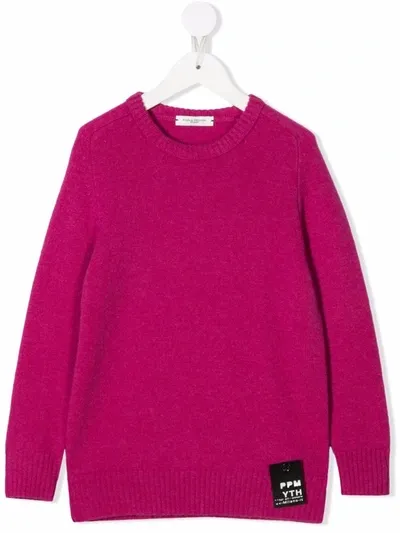 Paolo Pecora Fine-knit Merino Jumper In 粉色