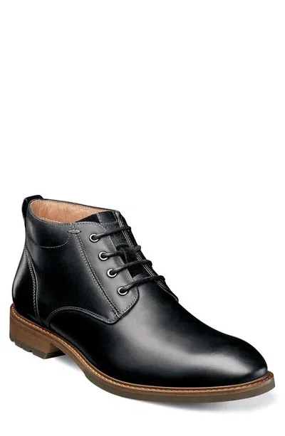 Florsheim Lodge Plain Toe Boot In Black