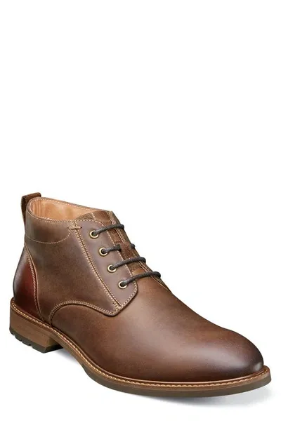 Florsheim Lodge Plain Toe Boot In Brown Ch