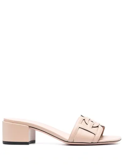 Bally Peoni Mule Sandals In Nude