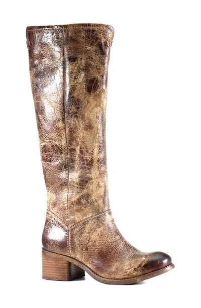 Diba True Week Day Knee High Boot In Tan Vintage Leather